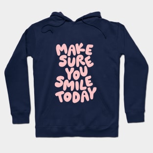 Make Sure You Smile Today in Green and Pink Hoodie